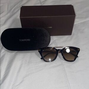 Tom Ford Black and Brown Sunglasses
